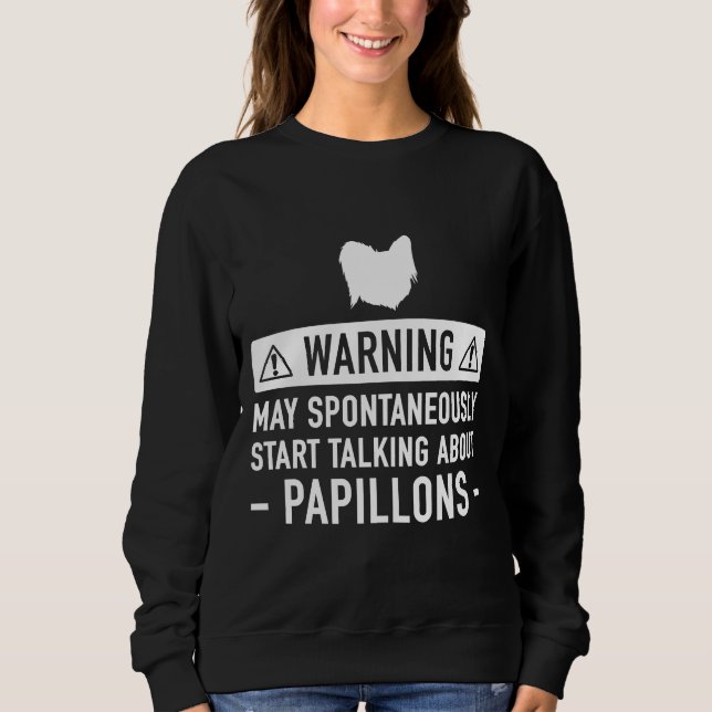 Papillon Funny Sweatshirt (Front)