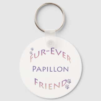 Papillon Furever Key Ring
