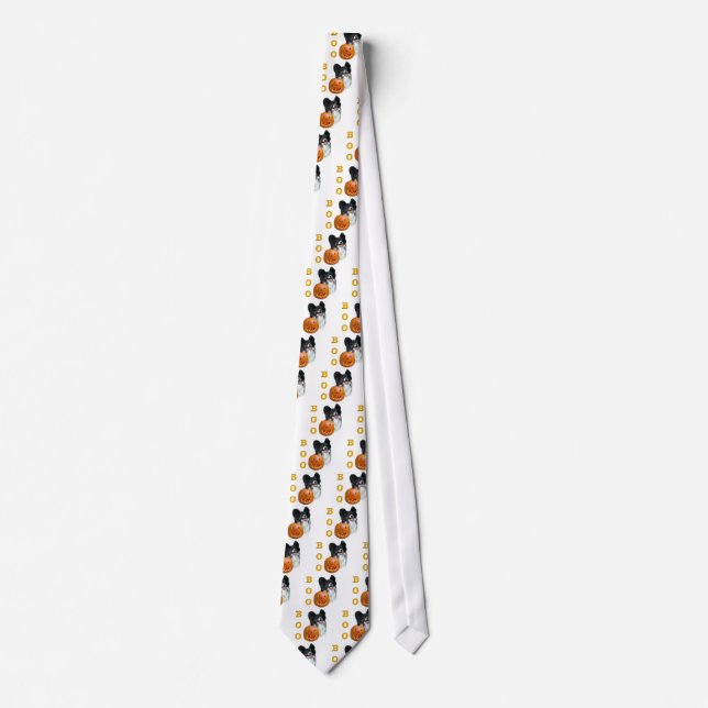 Papillon Halloween BOO Tie (Front)
