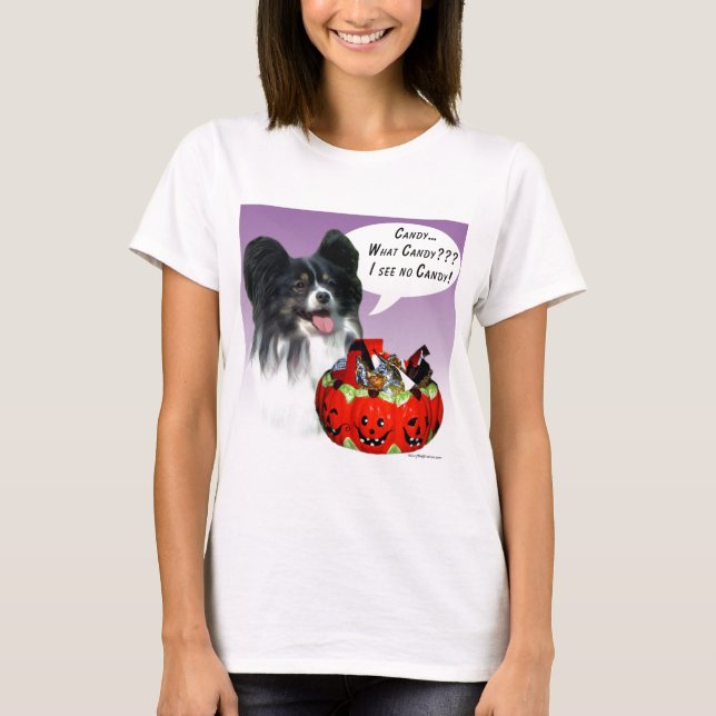 Papillon Halloween Candy T-Shirt (Front)