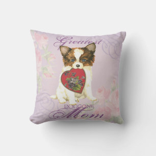 Papillon Heart Mum Cushion