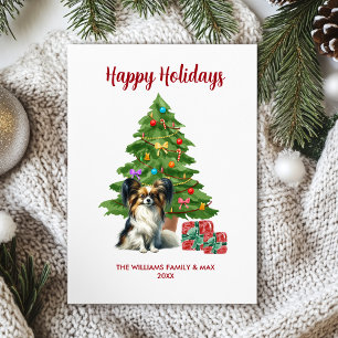 Papillon Holiday Card