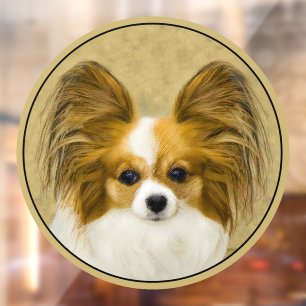 Papillon (Hound Tri) Painting - Original Dog Art