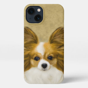 Papillon (Hound Tri) Painting - Original Dog Art iPhone 13 Case