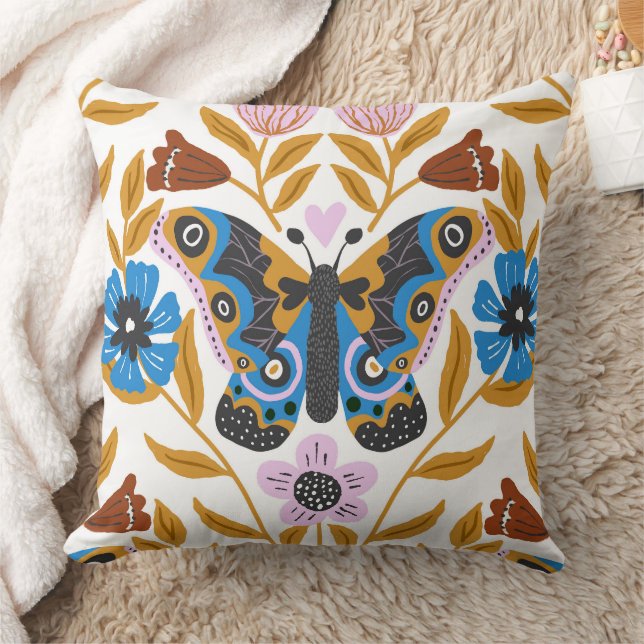 Papillon Kaleidoscope Cushion (Blanket)