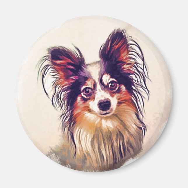 Papillon Magnet (Front)