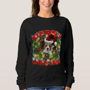 Papillon Merry Christmas  For Dog Mum Dog Dad Sweatshirt