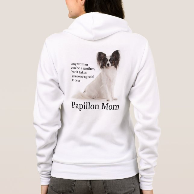 Papillon Mum Hoodie (Back)