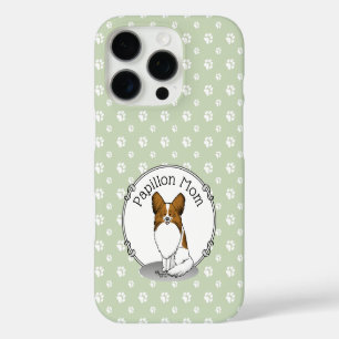 Papillon Mum Pap Mum (white & sable) Cute Dog Mum iPhone 16 Pro Case