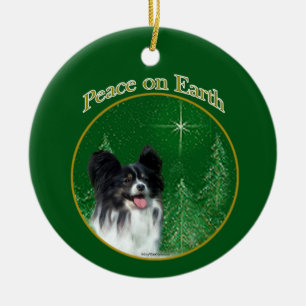 Papillon Peace Ceramic Tree Decoration