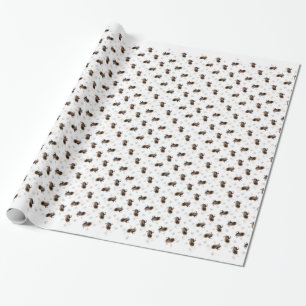 Papillon (Phalene) History Design Wrapping Paper