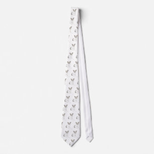 Papillon Sketch Necktie