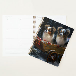 Papillon Snowy Sleigh Christmas Decor Planner