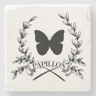 Papillon Square Stone Coaster