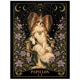 Papillon, Starlit Tarot Art Postcard