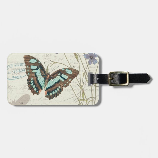 Papillon Tales Luggage Tag (Front Horizontal)