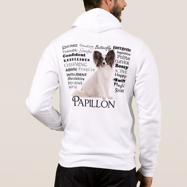 Papillon Traits Hoodie (Back)