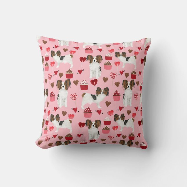 Papillon Valentines Love pillow (Front)