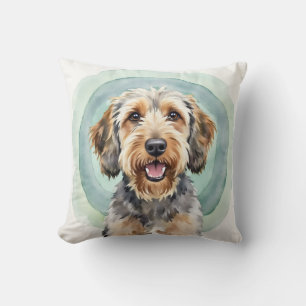 Papillon Watercolor Butterfly Pattern Art Cushion