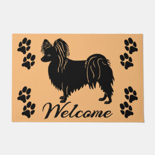 Papillon Welcome Doormat