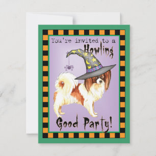 Papillon Witch Invitation