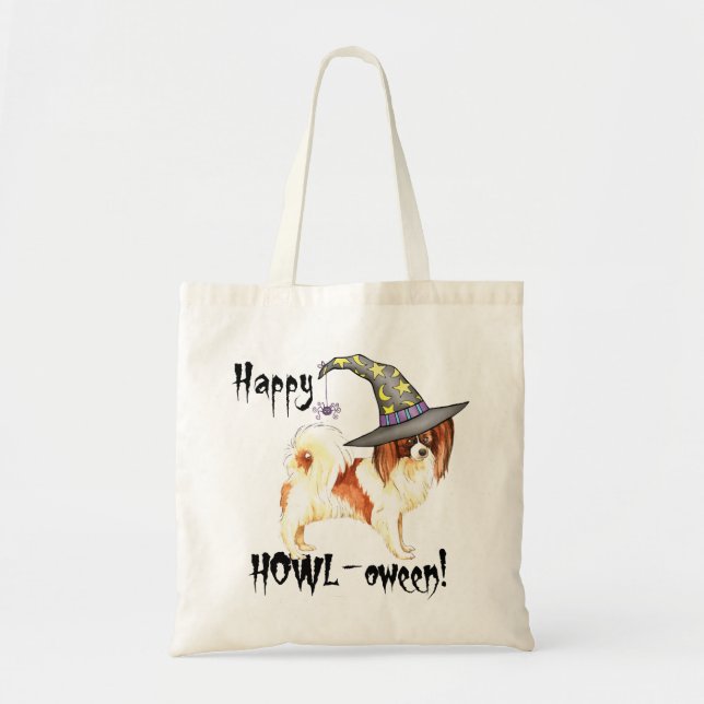 Papillon Witch Tote Bag (Front)