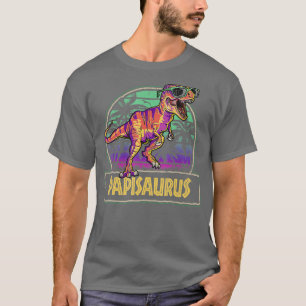 Papisaurus T Rex Dinosaur Papi Saurus Family Match T-Shirt