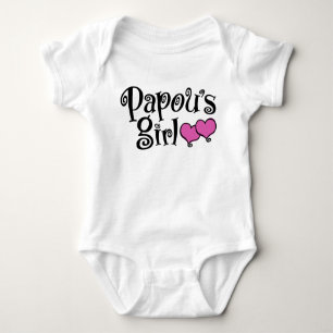 Papou’s Girl Baby Bodysuit