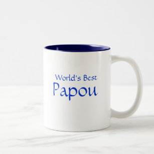 Papou, World's Best Two-Tone Coffee Mug
