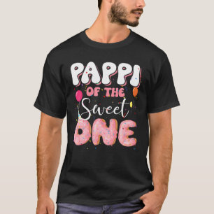 Pappi Of The Birthday One Doughnut 1St Family B-Da T-Shirt
