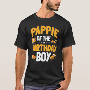 Pappie Of The Birthday Boy Construction Worker Bda T-Shirt