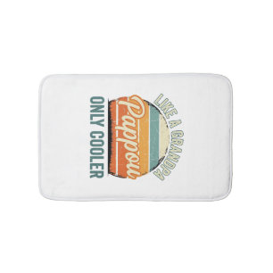 Pappou Like a Grandpa Only Cooler Vintage Shirt_1 Bath Mat