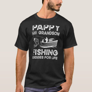 Pappy And Grandson Fishing Buddies For Life Matchi T-Shirt
