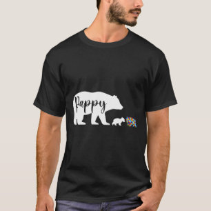 Pappy Bear Autism Awareness Love Support Family Au T-Shirt