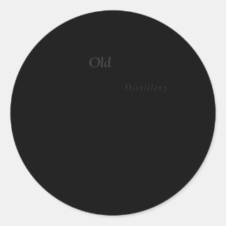 Pappy Bourbon Whiskey Classic Round Sticker