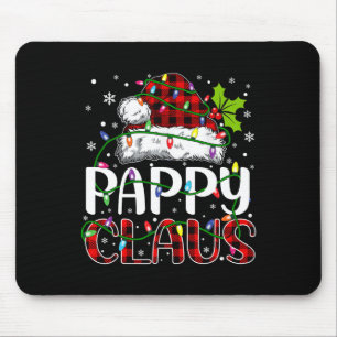 Pappy Claus Christmas Lights Matching Family Xmas Mouse Pad
