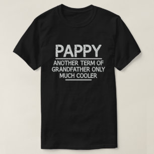 Pappy Definition Funny Meaning Cool Grandpa Gift T-Shirt