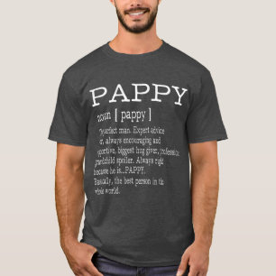 Pappy Definition Grandpa Fathers Day Gifts  Men T-Shirt