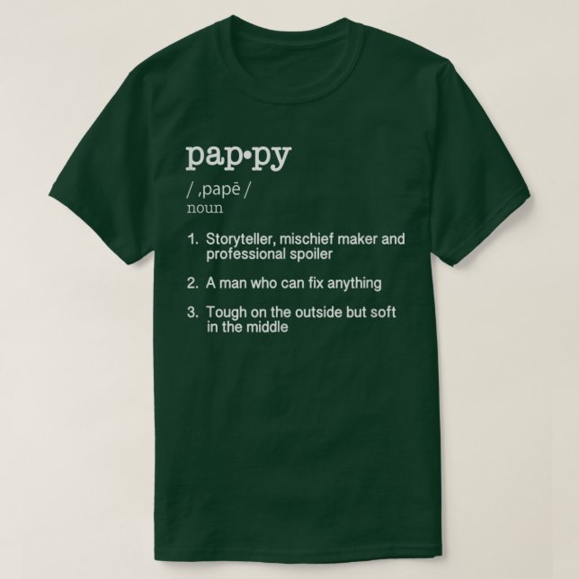 Pappy DefinitionDictionary Meaning  T-Shirt (Design Front)