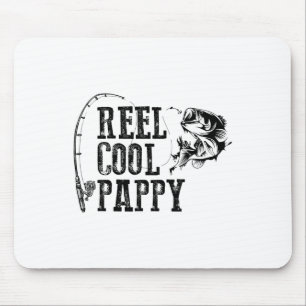 Pappy Fishing Reel Cool Pappy Funny Gift Mouse Pad