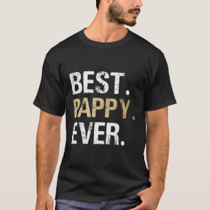 Pappy From Granddaughter Grandson Best Pappy Ever T-Shirt