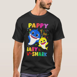 Pappy Of The Birthday Shark Dad Mum Matching Famil T-Shirt