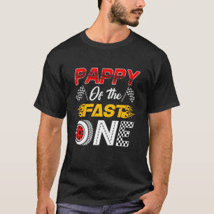 Pappy Of The Fast One 1st Birthday Race Car Family T-Shirt