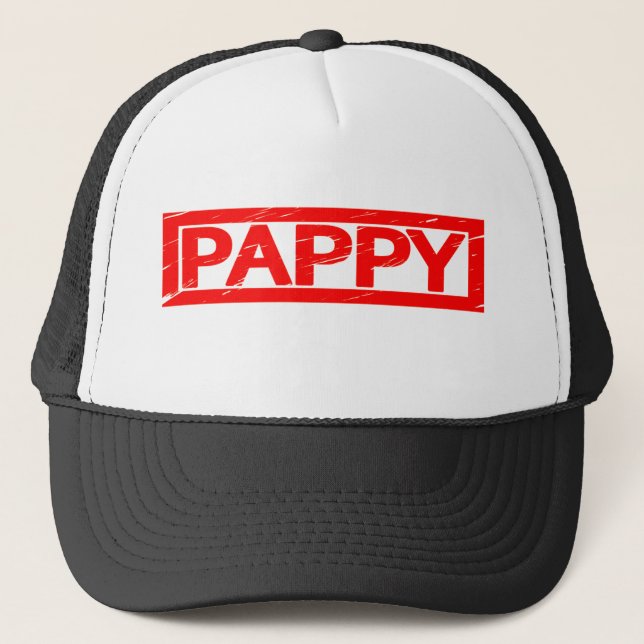 Pappy Stamp Trucker Hat (Front)