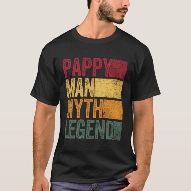 Pappy The Man The Myth The Legend Father'S Day Gif T-Shirt (Front)
