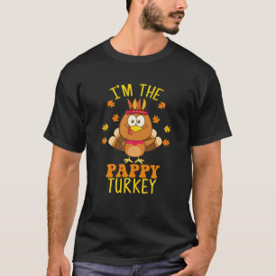 Pappy Turkey Matching Family Group Thanksgiving Gi T-Shirt