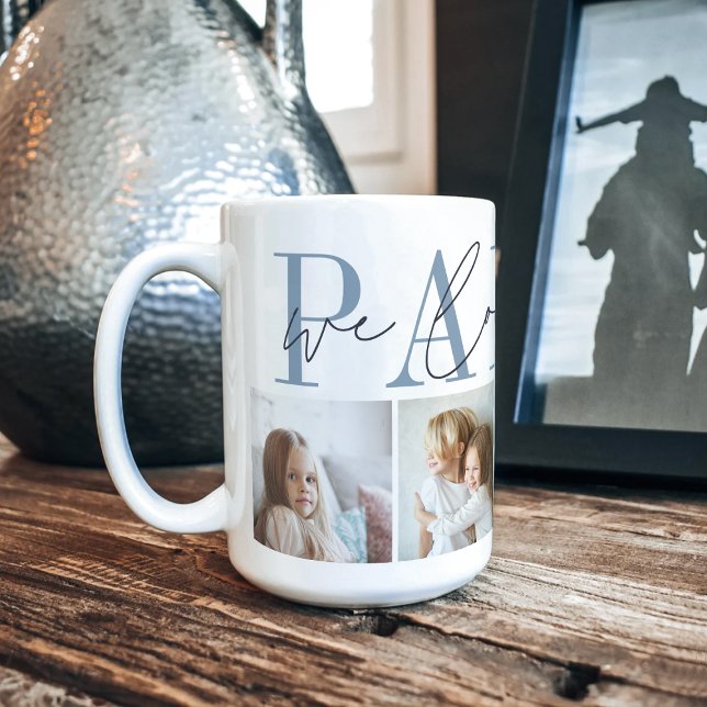 Pappy We Love You 4 Photo Collage Coffee Mug (Creator Uploaded)