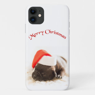 Pappy With Christmas Hat Case-Mate iPhone Case