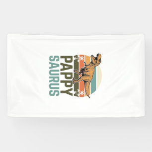 Pappysaurus Funny Dinosaur Vintage Sunset Shirt_1 Banner