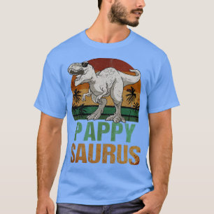 Pappysaurus T Rex Dinosaur Pappy Saurus Vintage T-Shirt
